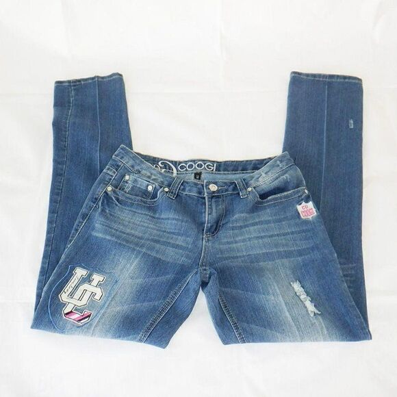 Coogi UC Love Sexy patched blue jeans - Picture 5 of 5